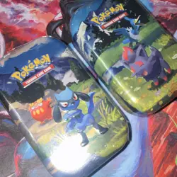 Pokemon Mega Evolution—Ascended Heroes Mini Tin Lot Riolu Darumaka Zorua - Image 1