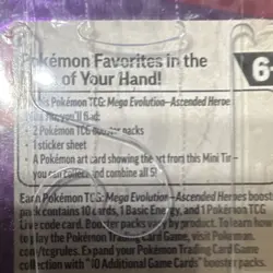 Pokemon Mega Evolution—Ascended Heroes Mini Tin Lot Riolu Darumaka Zorua - Image 4