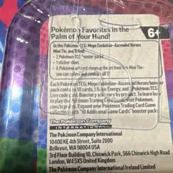Pokemon Mega Evolution—Ascended Heroes Mini Tin 2-Pack Riolu/Clefairy - Image 3