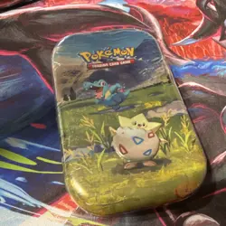 Pokemon Mega Evolution—Ascended Heroes Mini Tin Togepi/Totodile 60ct 6+ - Image 1