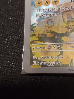 Sealed! Pikachu 027 Sv: S & V Black Star Promo Holo Pokemon TCG NM, Fast Ship - Image 3