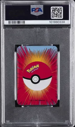 1999 BICYCLE POKEMON MINI PLAYING CARDS BLUE DECK 3 OF DIAMONDS RAICHU PSA 10 - Image 2