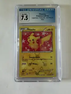 CGC 7.5 Pikachu Holo Legendary Treasures Radiant Collection 2013 Pokemon #RC7 - Image 1