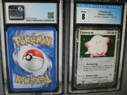CGC 8.0 NM/Mint Chansey EX 96/109 Holo Rare Ex Ruby & Sapphire Pokemon Card - Image 1