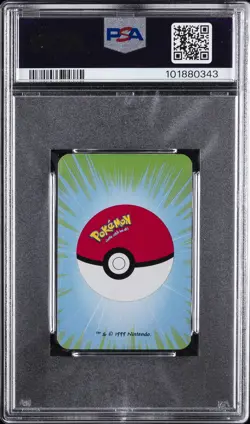 1999 BICYCLE POKEMON MINI PLAYING CARDS GREEN DECK 10 OF DIAMONDS ZAPDOS PSA 10 - Image 2