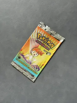 Pokemon Gym Heroes 1st Edition EMPTY Booster Pack Misty Vintage WOTC TCG 1999 - Image 2