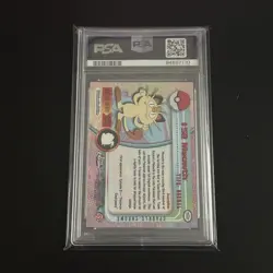 Meowth Sparkle 2000 Topps Chrome PSA 9 Mint Pokemon - Image 2