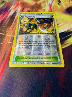 All-Night Party 96/122 MP Reverse Holo BREAKpoint 2016 Pokemon TCG - Image 2