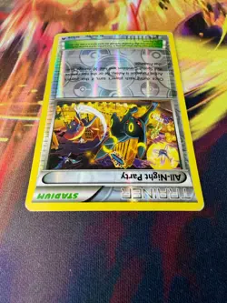 All-Night Party 96/122 MP Reverse Holo BREAKpoint 2016 Pokemon TCG - Image 3