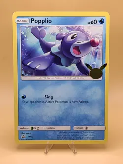 Pokemon Card TCG Popplio SM Black Star Holo Promo SM03 JUMBO Oversized - Image 1