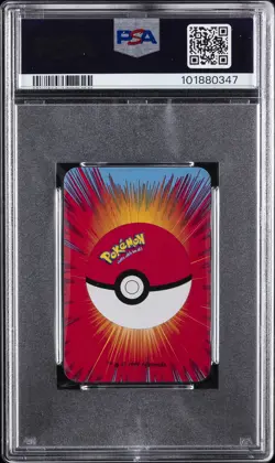1999 BICYCLE POKEMON MINI PLAYING CARDS BLUE DECK JACK OF CLUBS FLAREON PSA 10 - Image 2