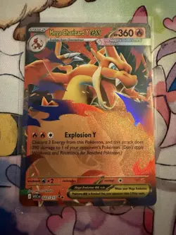 Mega Charizard Y ex 022/217 Ascended Heroes English Pokemon TCG NM - Image 1