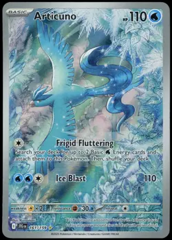 Articuno 161/159 Pokemon TCG: Journey Together Illustration Rare NM - Image 1