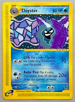 Pokemon Cloyster #42/165 Non-Holo Rare - 2002 Expedition Base Set - NM to MT! - Image 1
