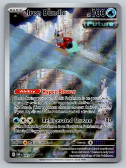 Pokemon TCG Card Iron Bundle SVP 066 Scarlet & Violet Black Star Promo NM - Image 1