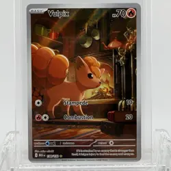 Pokemon TCG Mega Evolution Vulpix #138/132 Illustration Rare NM - Image 1