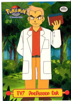 Professor Oak TV7 Puzzle Piece TV Animation Edition Pokemon Card - Image 1