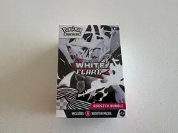Pokemon TCG White Flare Scarlet and Violet Booster Bundle Factory Sealed - Image 1