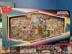 Pokemon TCG: Prismatic Evo Lucario Tyranitar Ex Premium Collection Sealed Box - Image 1