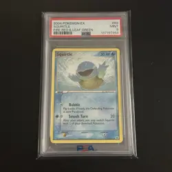 2004 POKEMON EX FIRE RED & LEAF GREEN #83 SQUIRTLE FIRE RED & LEAF GREEN PSA 9 - Image 1