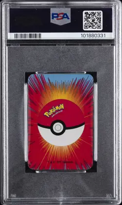 1999 BICYCLE POKEMON MINI PLAYING CARDS BLUE DECK JACK OF CLUBS FLAREON PSA 10 - Image 2
