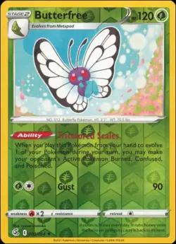 Pokemon - Butterfree #003/264 - SWSH08: Fusion Strike Reverse Holo - Image 1