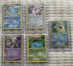 Bundle of 5 Vintage Pokemon Cards Quagsire Wormadam Ludicolo Banette Venusaur - Image 1