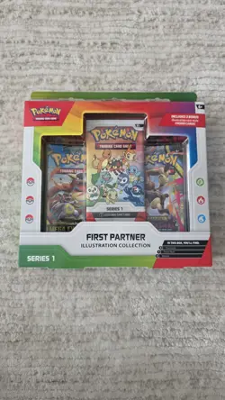 First Partner Illustration Collection Box Pokemon TCG New Sealed. - Image 1