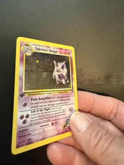 Pokemon TCG Sabrina's Gengar 14/132 Gym Challenge Holo Rare 80 HP Stage 1 NP - Image 2