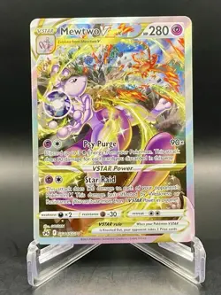 Pokemon Mewtwo VSTAR GG44/GG70 Crown Zenith: Galarian Gallery - NEAR MINT - Image 1