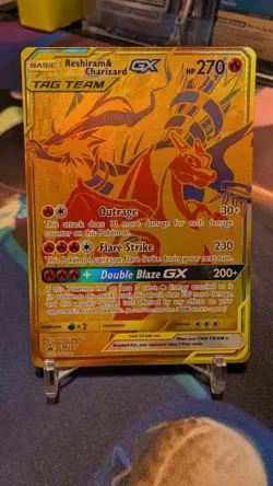 Reshiram & Charizard GX SM247 Promo SM Black Star Promos Pokemon - Image 1
