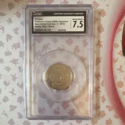 POP 1! Ariados Pokemon Coin Battle Medal Silver SP55 Japanese Nintendo Japan F/S - Image 1