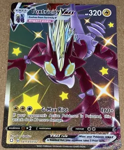 Toxtricity VMAX SV113/SV122 Shining Fates: Shiny Vault Pokemon TCG NM/M - Image 1