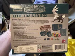 Pokemon Sun & Moon Crimson Invasion Elite Trainer Box 8 Boosters Silvally - Image 2
