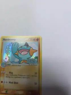 Pokemon TCG Marshtomp Reverse Holo Card 38/100 Crystal Guardians - Image 5