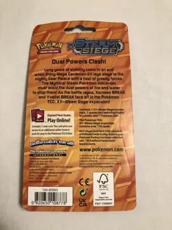 Pokemon TCG | XY Steam Siege Gardevoir Blister Pack Floette Holo (SEALED) - Image 2