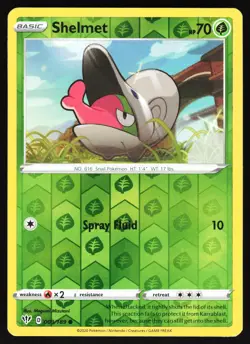 Shelmet 009/189 Pokemon SWSH03: Darkness Ablaze Reverse Holo Common VLP - Image 1