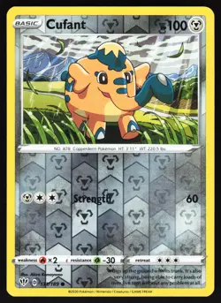 Cufant 131/189 Pokemon SWSH03: Darkness Ablaze Reverse Holo Common LP - Image 1