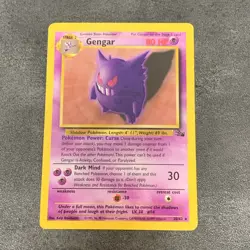 GENGAR Pokemon TCG 20/62 Fossil Regular Lightly Played - Image 1