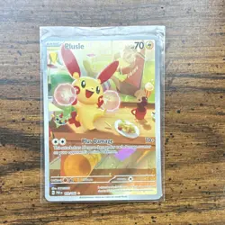 Pokemon Plusle 193/182 SV04 Paradox Rift Illustration Rare Holo 70 HP Eng 2023 - Image 1