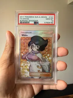 2017 POKEMON SUN & MOON BURNING SHADOWS #147 FULL ART/WICKE PSA 10 - Image 2