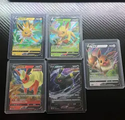 Pokemon TCG Eevee Evolutions V Full Art gem pack 2 lot eeveelutions umbreon sylv - Image 2