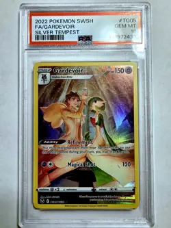 2022 Gardevoir Pokemon #TG05 Sword & Shield Silver Tempest Full Art PSA 10 💎MT - Image 1
