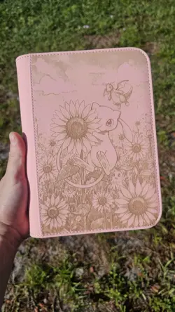Pokemon Mew Laser Engraved Top Loader Binder - Image 1