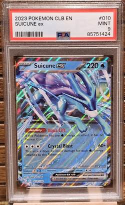 Pokemon TCG Classic Blastoise Suicune ex 010/032 EX Holo PSA 9 JP Basic - Image 1