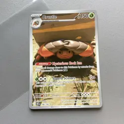 Pokemon TCG Crustle 186/182 Sv10 Destined Rivals Holo Illustration Rare 150 HP - Image 1
