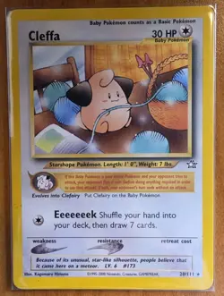 Cleffa 20/111 Neo Genesis WoTC Pokemon NM/LP - Image 1
