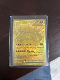 Pokemon Perfect Order Mega Zygarde EX Gold Mega Hyper Rare 124/88 - Image 1
