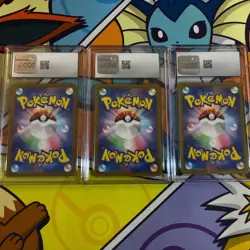Pokemon Graded CGC Slab Lot Of 3 + Free Card - Image 2