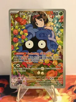 Pokemon TCG Erika's Tangela 218/217 Ascended Heroes Illustration Rare - Image 1